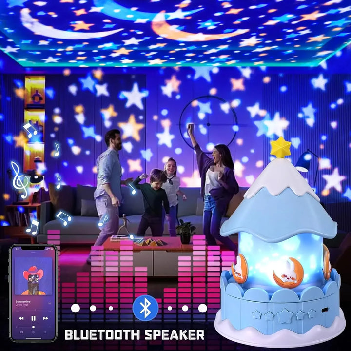 21種類の映像＆Bluetooth音楽付き星空プロジェクター