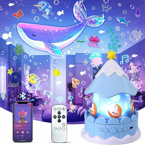 21種類の映像＆Bluetooth音楽付き星空プロジェクター